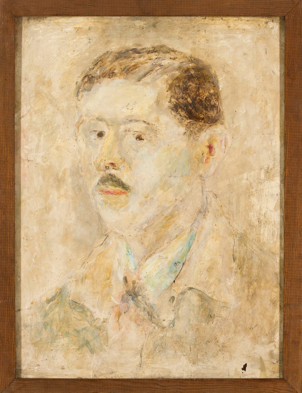 Portret męski autorstwa Tadeusz Makowski