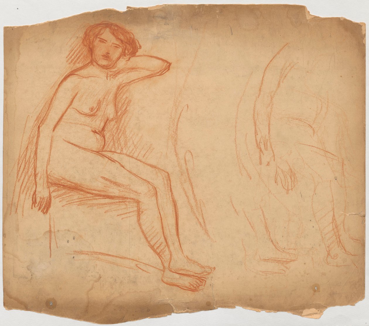Studie einer sitzenden Frau autorstwa Tadeusz Makowski