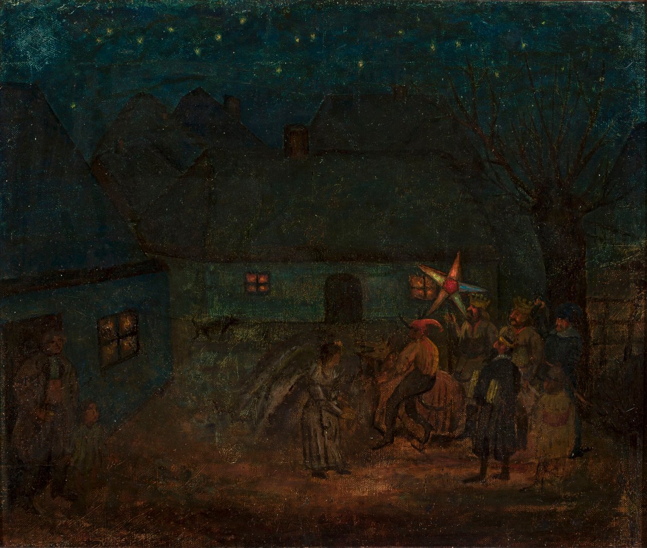 Szopka krakowska autorstwa Tadeusz Makowski