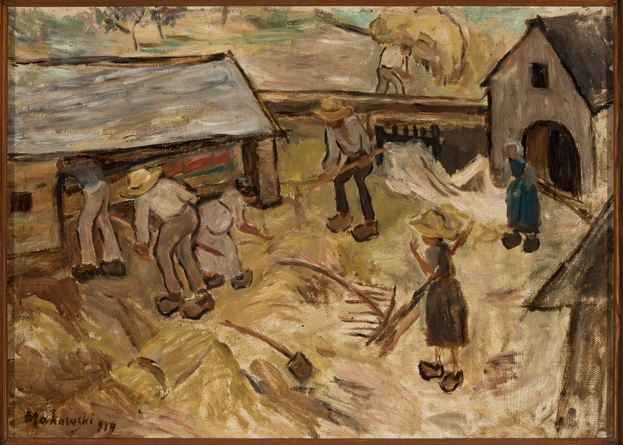Żniwa autorstwa Tadeusz Makowski