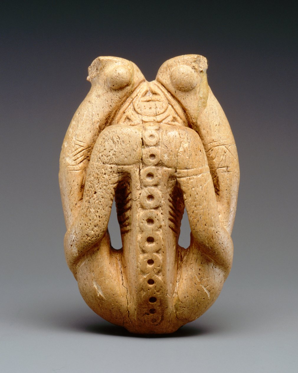 Inhalator Cohiba (kość manata) autorstwa Taino Culture