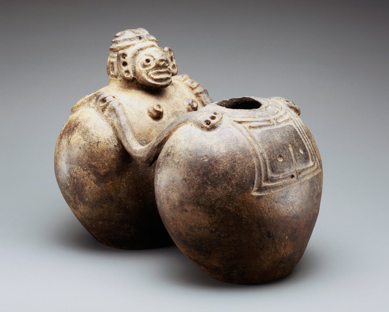 Podwójny Effigy Vessel (ceramika) autorstwa Taino Culture