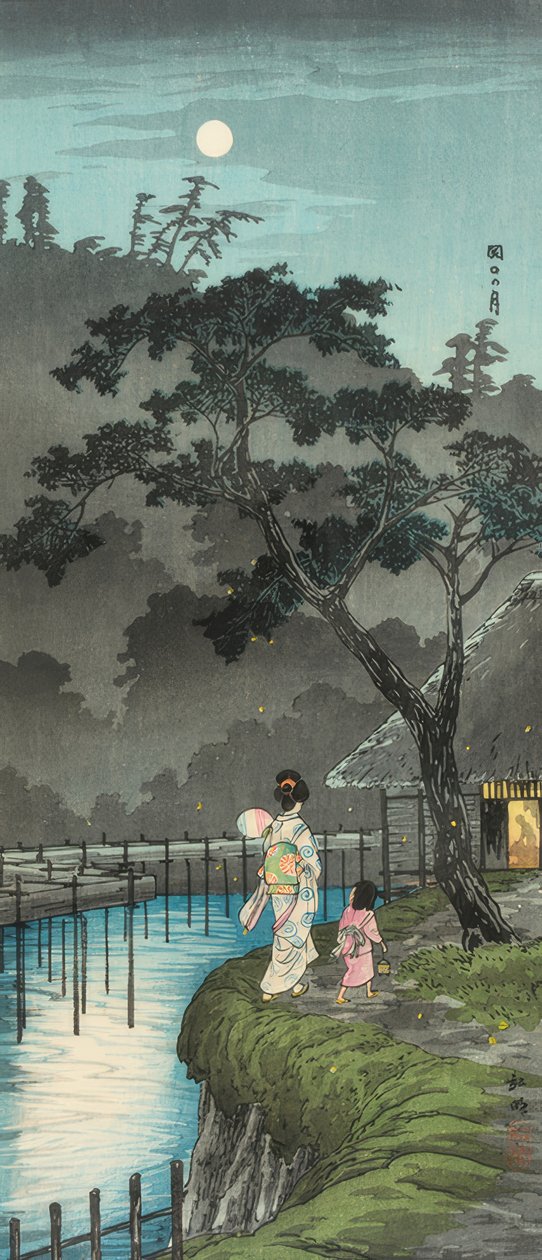 Księżyc w Sekiguchi autorstwa Takahashi Hiroaki