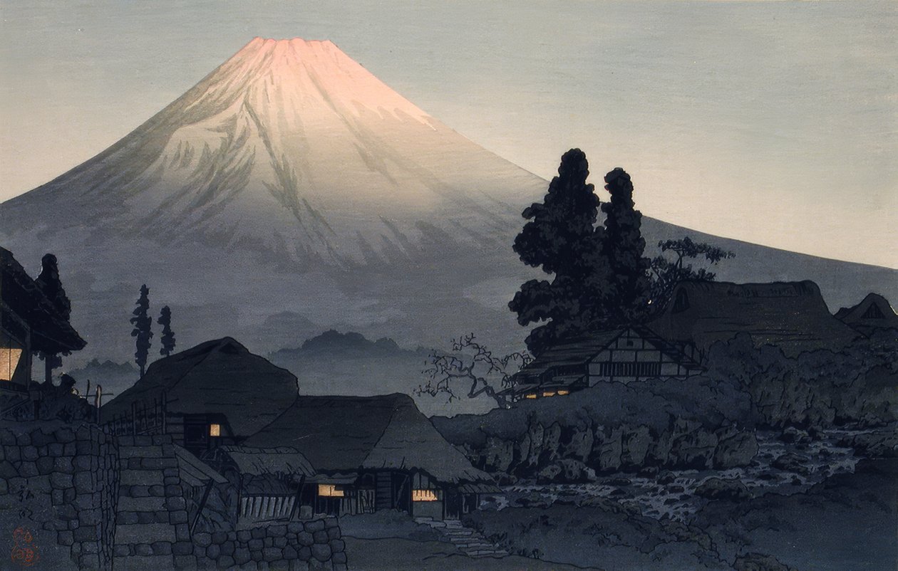 Góra Fuji z Mizukubo autorstwa Takahashi Hiroaki