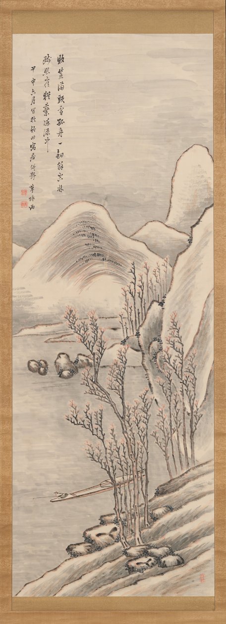 Śnieżny krajobraz, 1824. autorstwa Takahashi Sohei