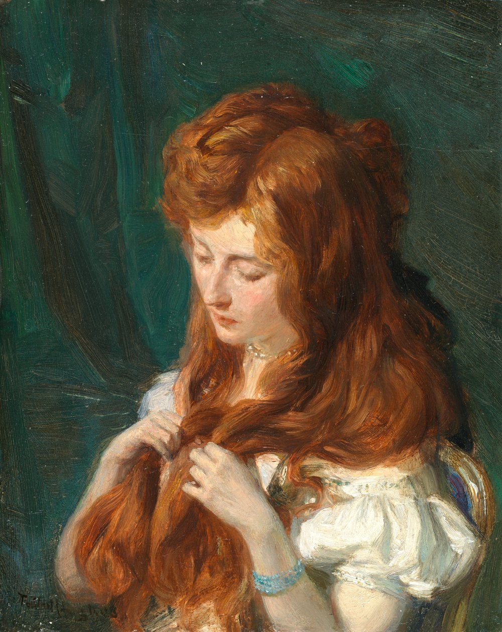 Toaleta autorstwa Talbot Hughes
