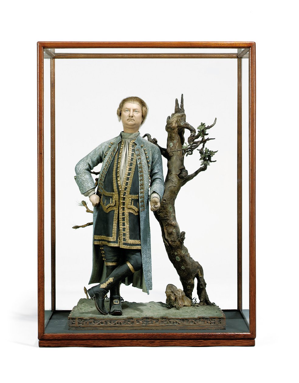 Malowana gliniana figurka tradycyjnie identyfikowana jako David Garrick, ok. 1770 (ceramika) autorstwa Tan Che Qua Tan Che Qua