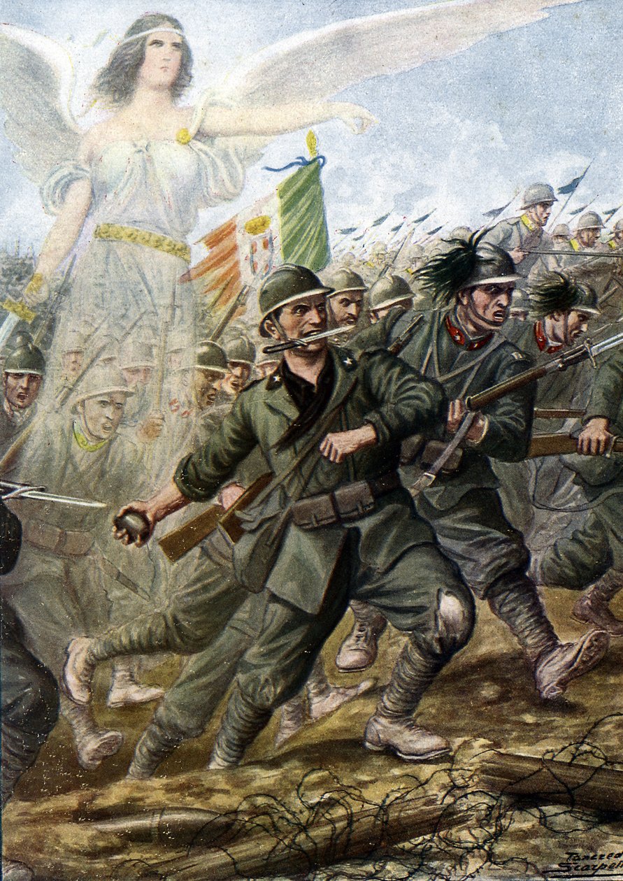 Pierwsza wojna światowa: „”Ofensywa Piave w czerwcu 1918”” Ostatnia ofensywa i wielka klęska armii austro-węgierskiej - (I wojna światowa: Bitwa nad rzeką Piave lub Bitwa przesilenia lub Bitwa Środka czerwca lub Druga bitwa rzeka Piave w czerwcu 1918 r. autorstwa Tancredi Scarpelli