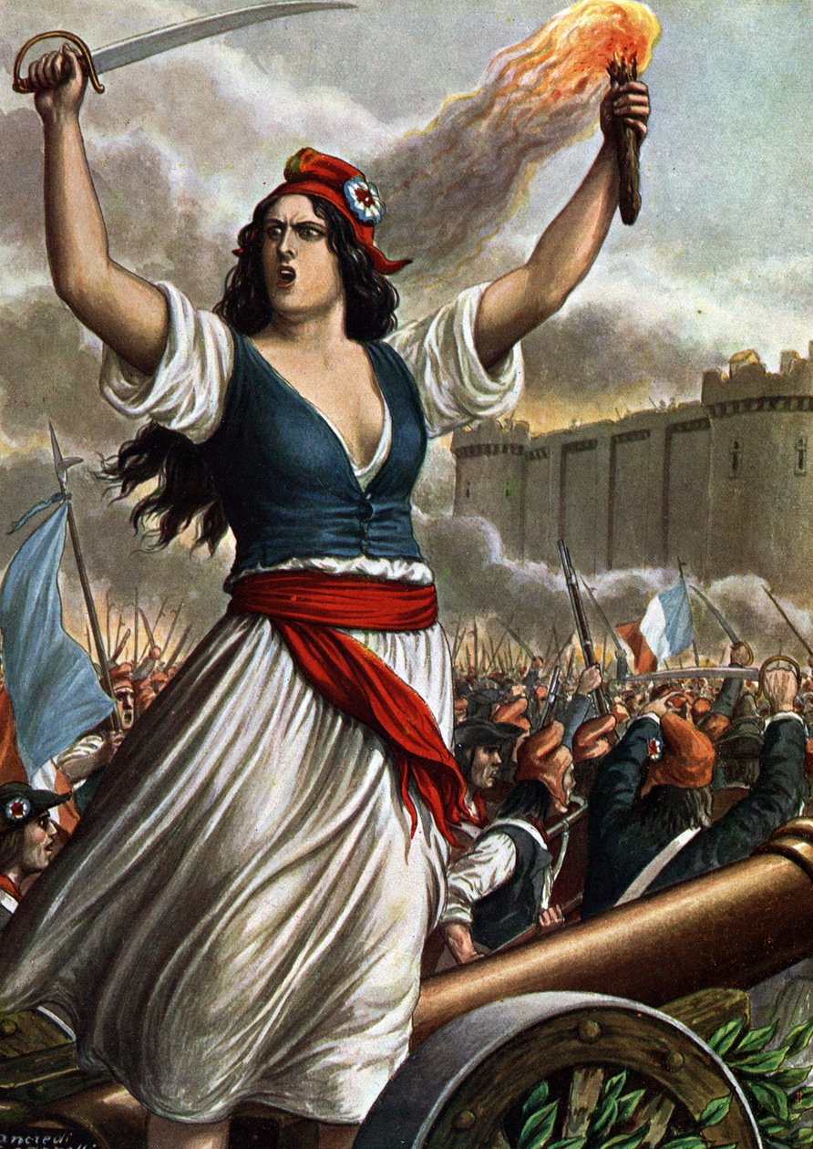 Rewolucja francuska 1789 r.: szturm na Bastylię 14 lipca autorstwa Tancredi Scarpelli