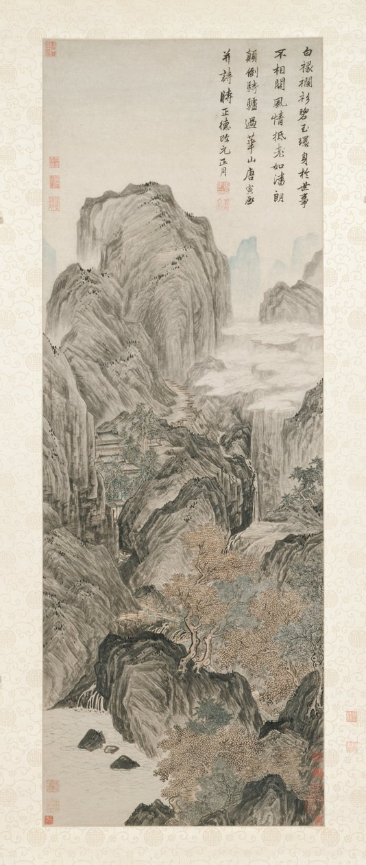 Góra Hua, 1506. autorstwa Yin Tang