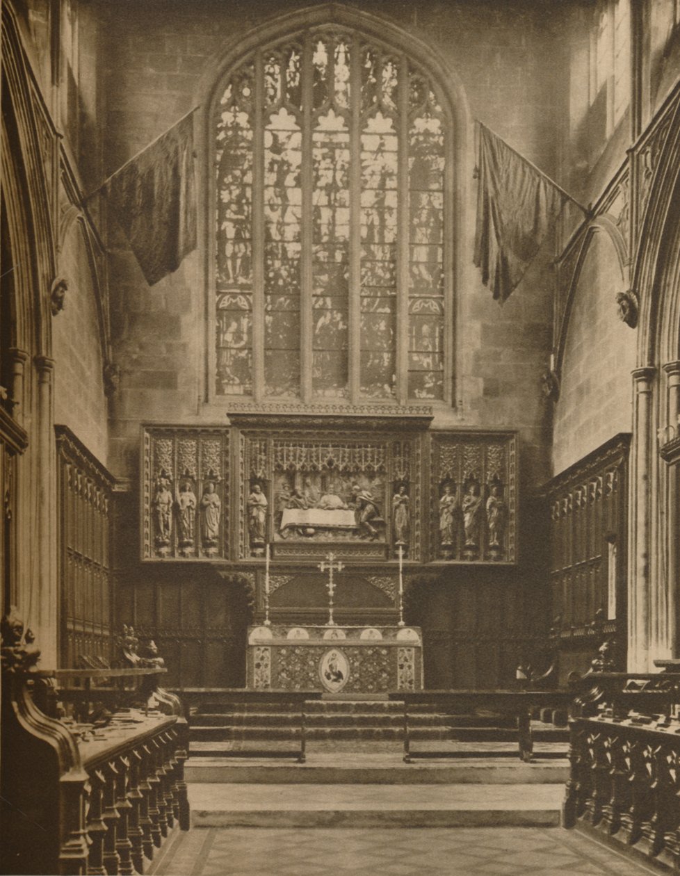 Prezbiterium i okno wschodnie św. Małgorzaty, Westminster, ok. 1935. autorstwa Taylor