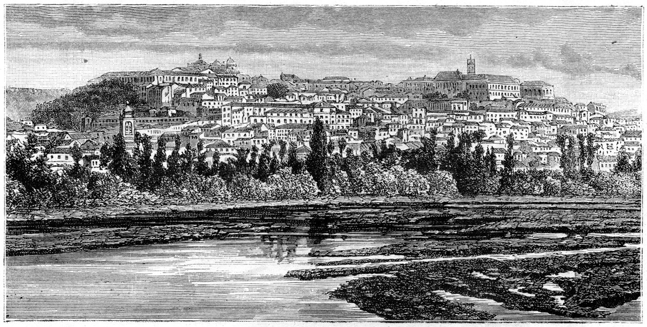 Coimbra, Portugalia, 1886. autorstwa Taylor