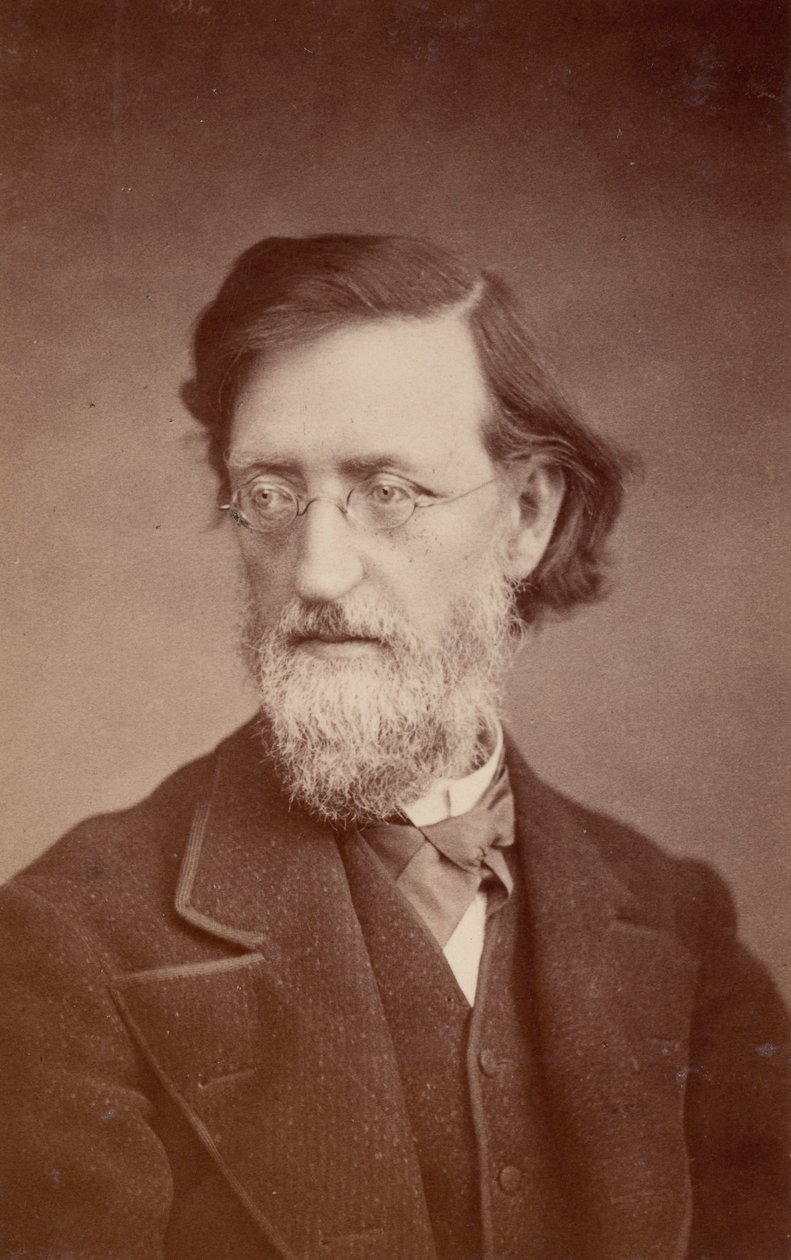 Portret Johna Petera Lesleya 1819-1903, grudzień 1875. autorstwa Taylor and Brown