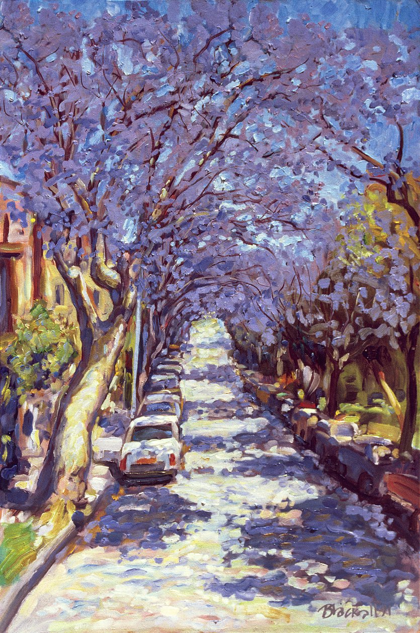 Północne Sydney Jacaranda, 1990 autorstwa Ted Blackall