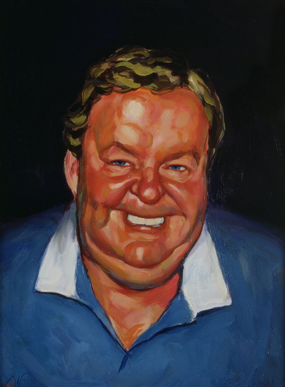 Portret śmiejącego się człowieka, 1993 autorstwa Ted Blackall