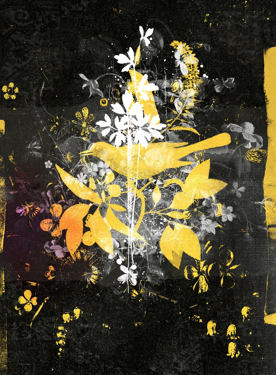 Powstań!, 2015 (media mieszane na płótnie) autorstwa Teis Albers