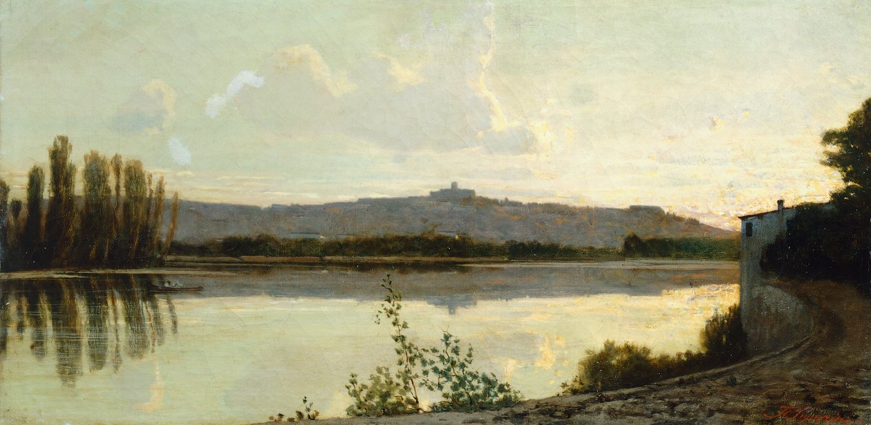 Arno autorstwa Telemaco Signorini