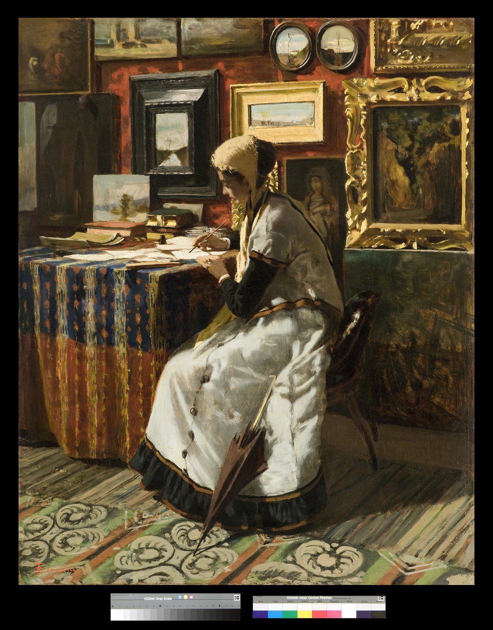 List, 1867 autorstwa Telemaco Signorini