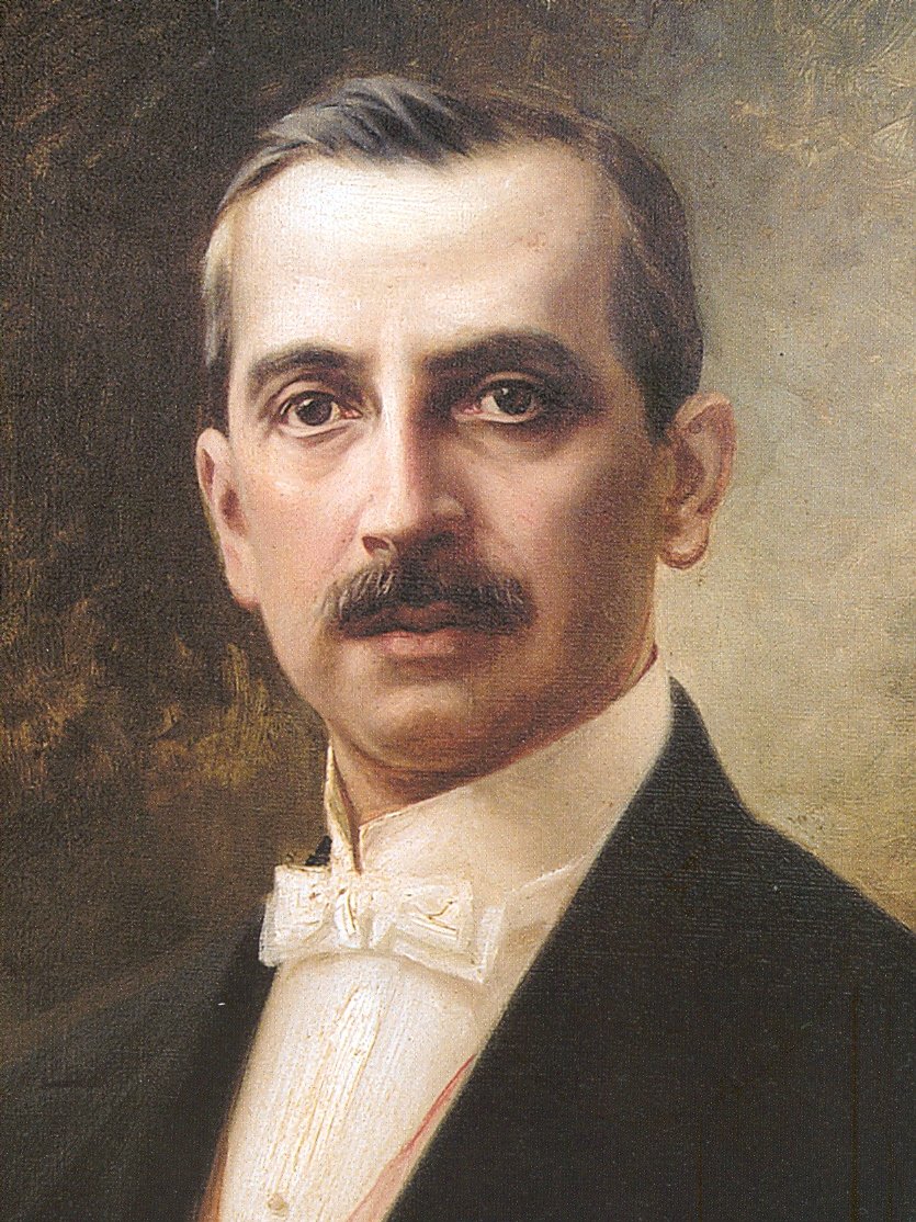 Portret Javiera Prado y Ugarteche 1871-1921, peruwiańskiego polityka i nauczyciela autorstwa Teófilo Castillo