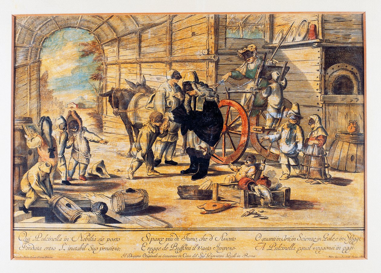 Szlachta Pulcinella autorstwa Blaise Nicolas Le Sueur