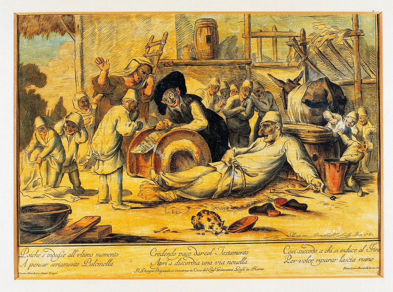 Robienie Pulcinelli będzie autorstwa Blaise Nicolas Le Sueur