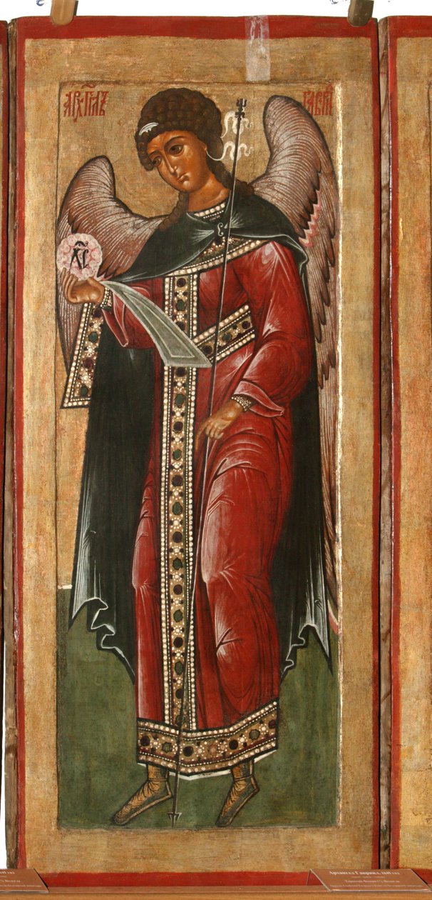 Archanioł Gabriel, 1645 autorstwa Terenty Fomin