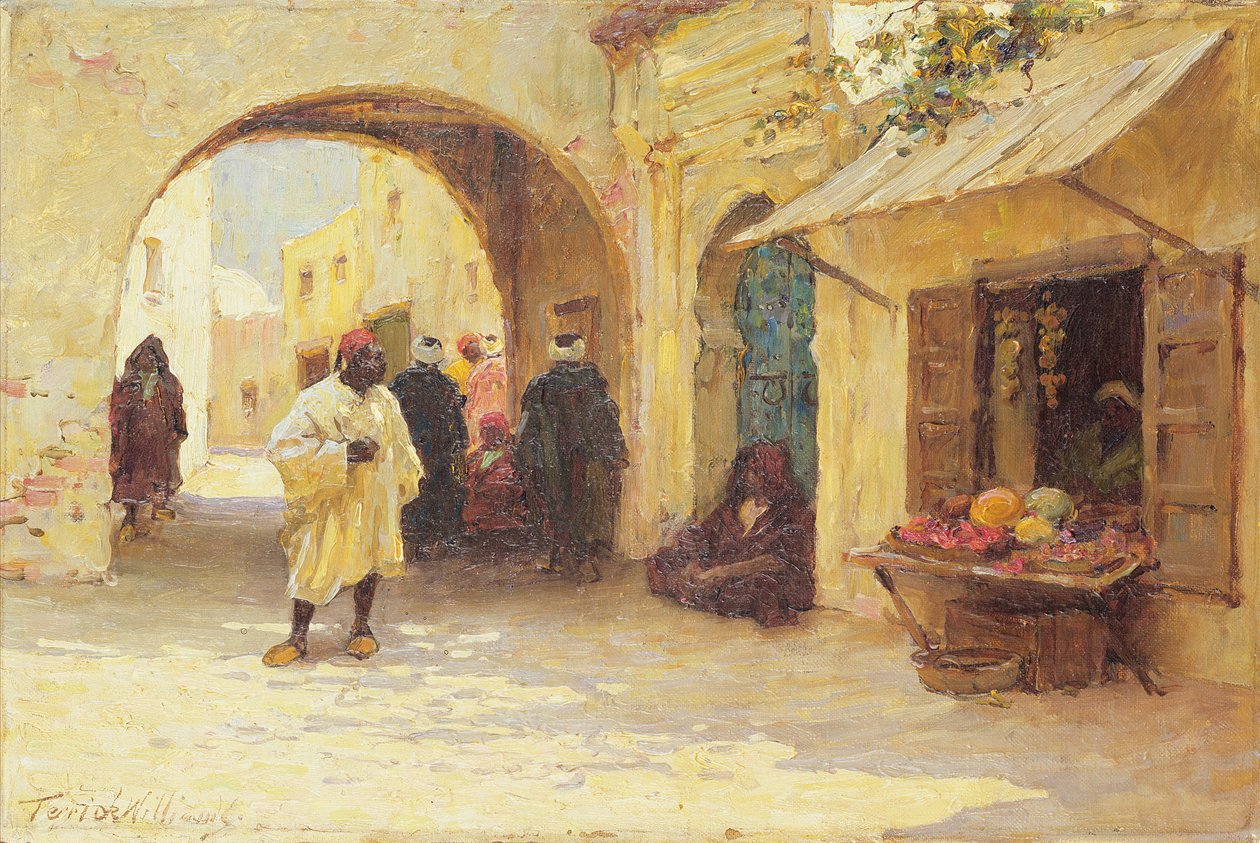 Scena uliczna, Maroko autorstwa Terrick Williams