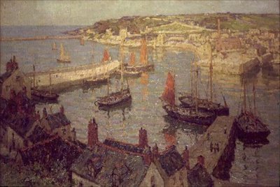 Port w Brixham autorstwa Terrick Williams