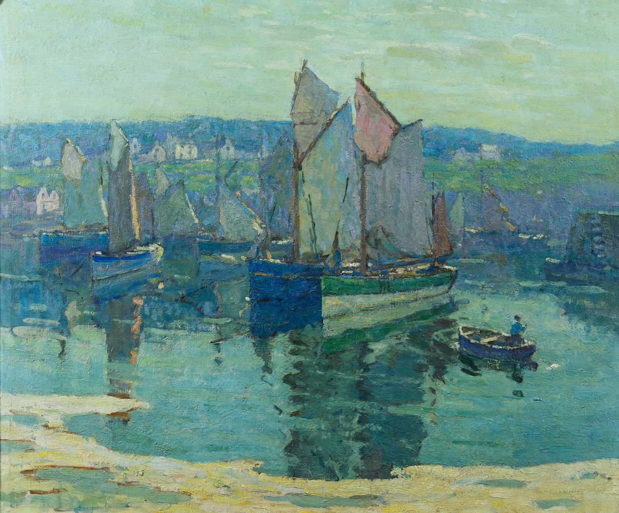 Concarneau (olej na płótnie) autorstwa Terrick Williams