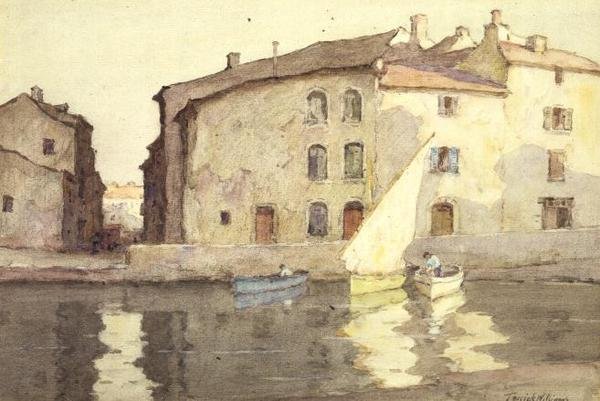 Kanał w Martigues autorstwa Terrick Williams