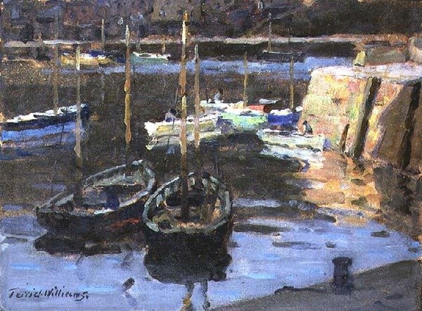 Port, Meragissy autorstwa Terrick Williams