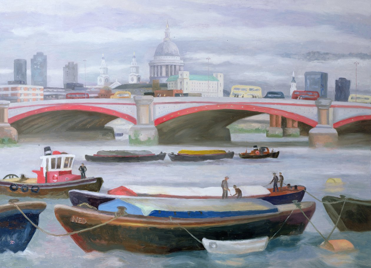 Zajęta scena w Blackfriars, 2005 autorstwa Terry Scales