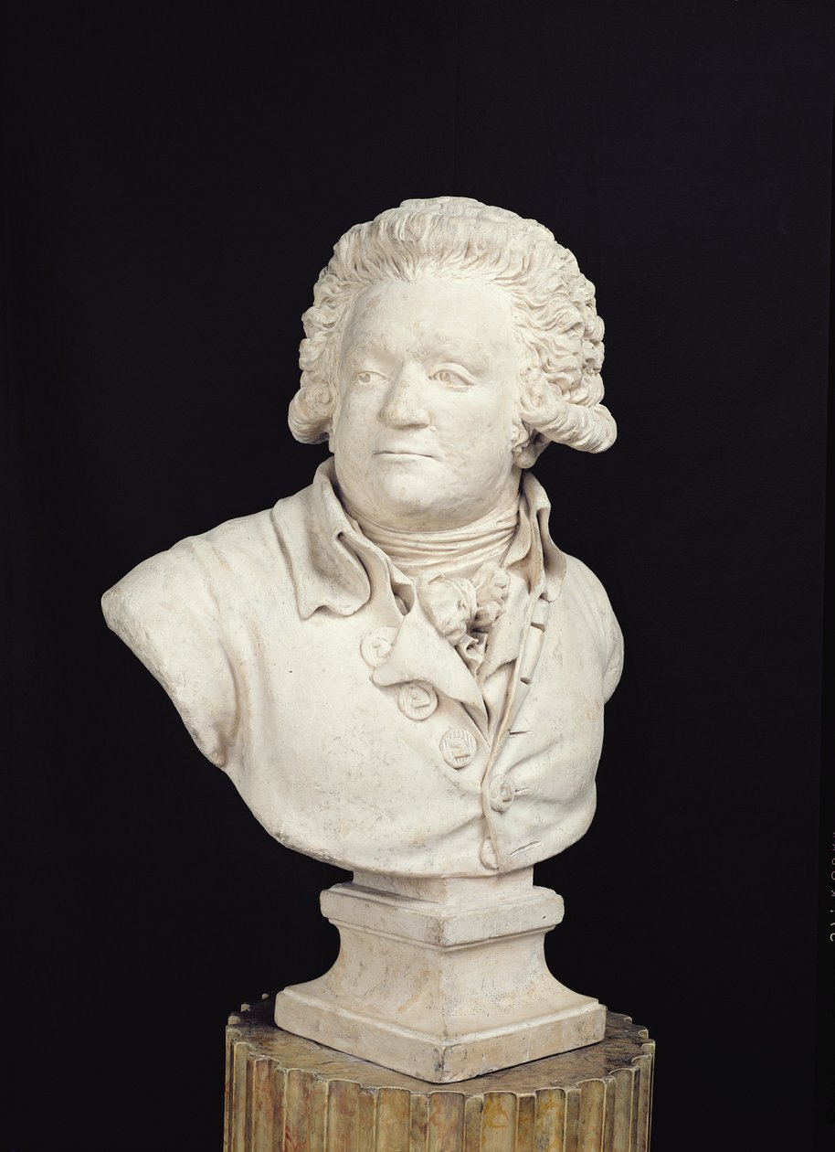 Popiersie Mirabeau (1749-91) 1791 (gips) autorstwa Tessier