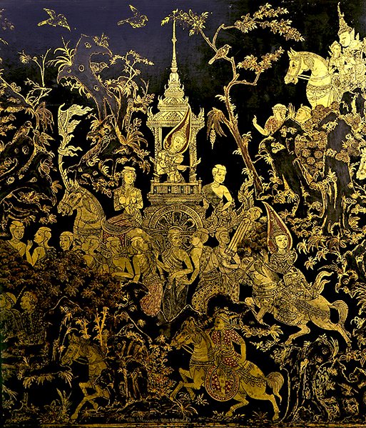 Fragment ekranu przedstawiający odcinek legendy In (złoto i lakier) autorstwa Thai School