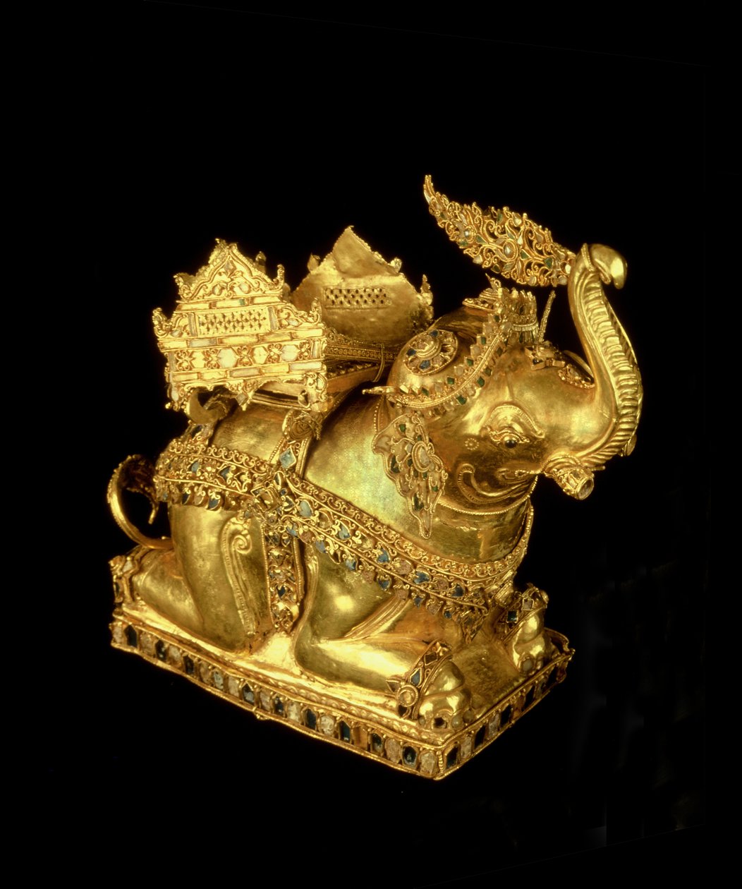 Słoń (złoty) autorstwa Thai School