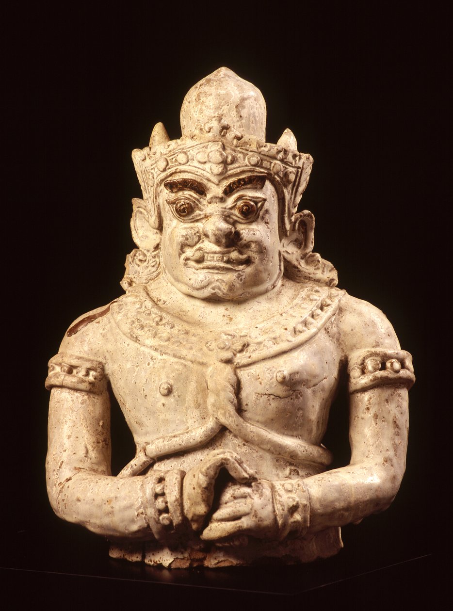 Figura Jaka, czyli olbrzyma, okres Sukhothai, XIV-XV w. (kamionka szkliwiona) autorstwa Thai School