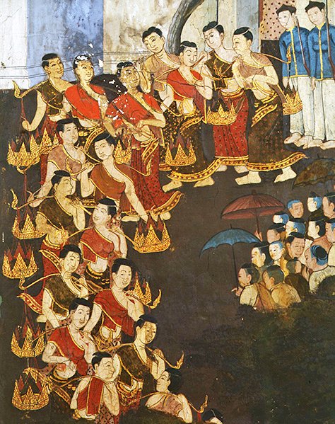 Grupa młodych dziewczyn autorstwa Thai School