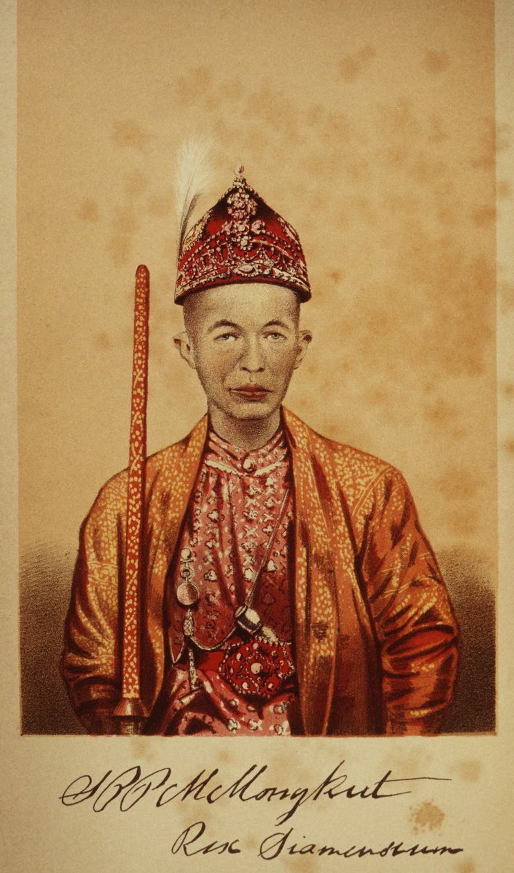 Portret króla Mongkuta autorstwa Thai School