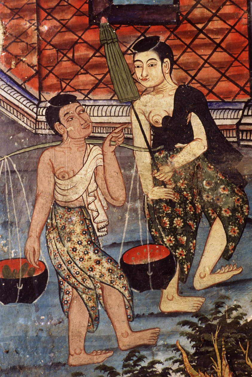 Tajki (mural) autorstwa Thai School