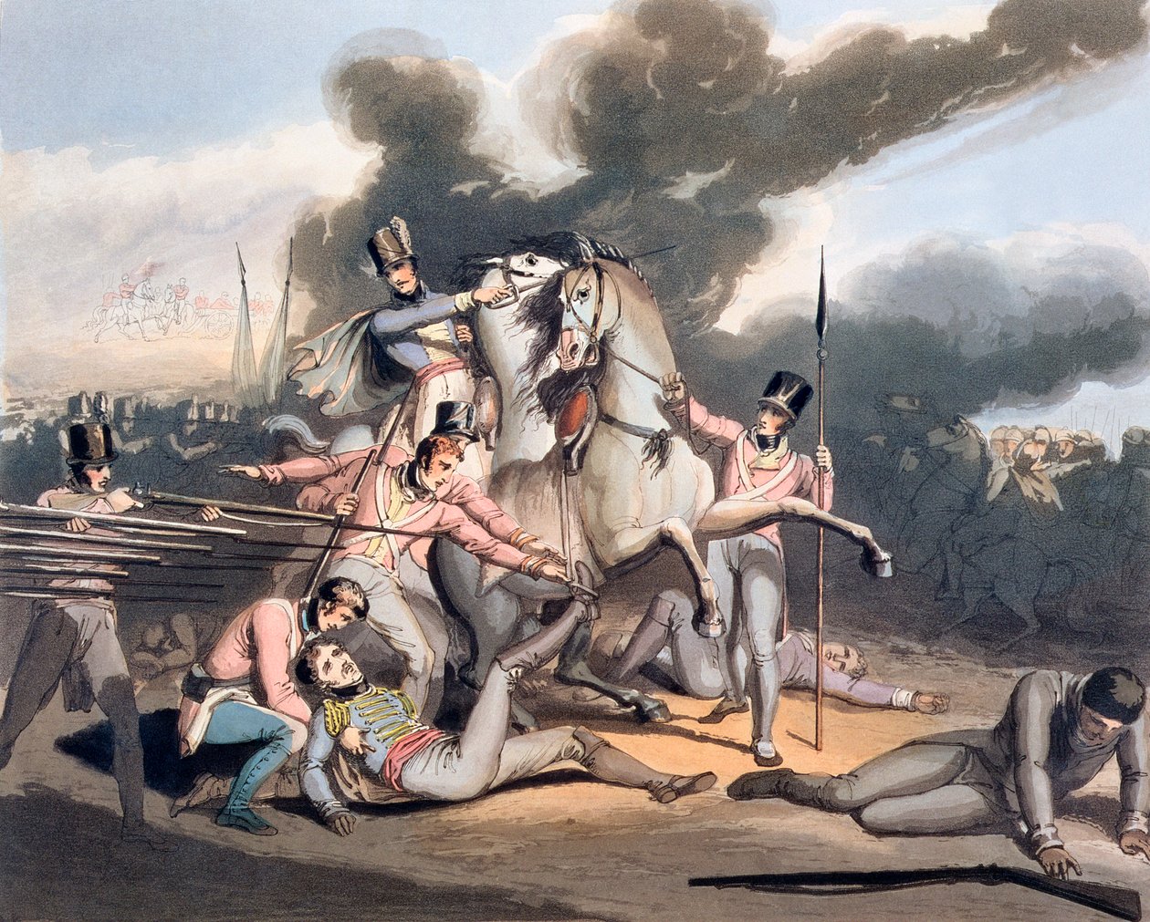 Bitwa pod Talaverą, Hiszpania, 28 lipca 1809 1819 autorstwa Thales Fielding