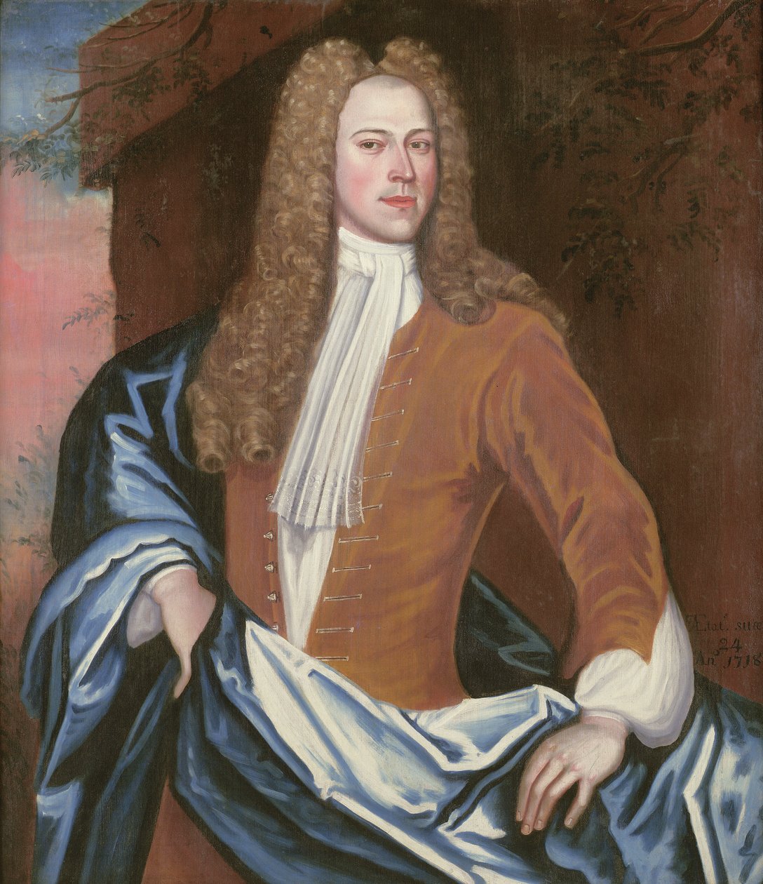 Johannes de Peyster III, 1718 r. autorstwa The Schulyer Painter