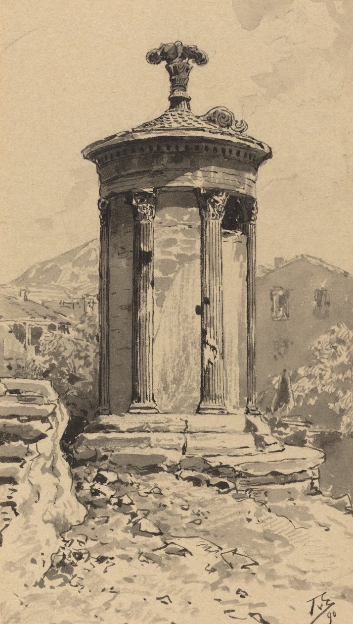 Pomnik Lizykratesa, 1890. autorstwa Themistocles von Eckenbrecher