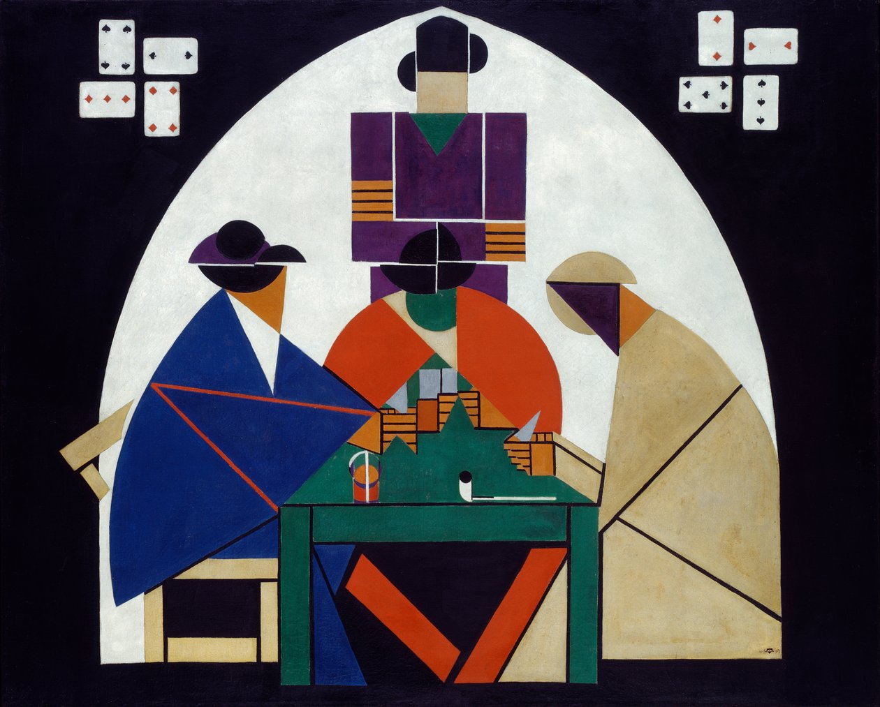 Gracze w karty autorstwa Theo van Doesburg