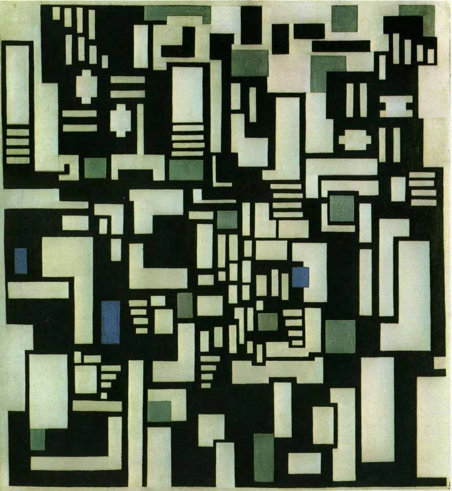 Kompozycja IX autorstwa Theo van Doesburg