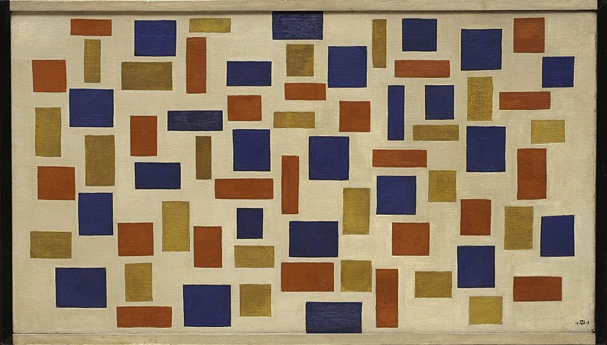 Kompozycja XI autorstwa Theo van Doesburg
