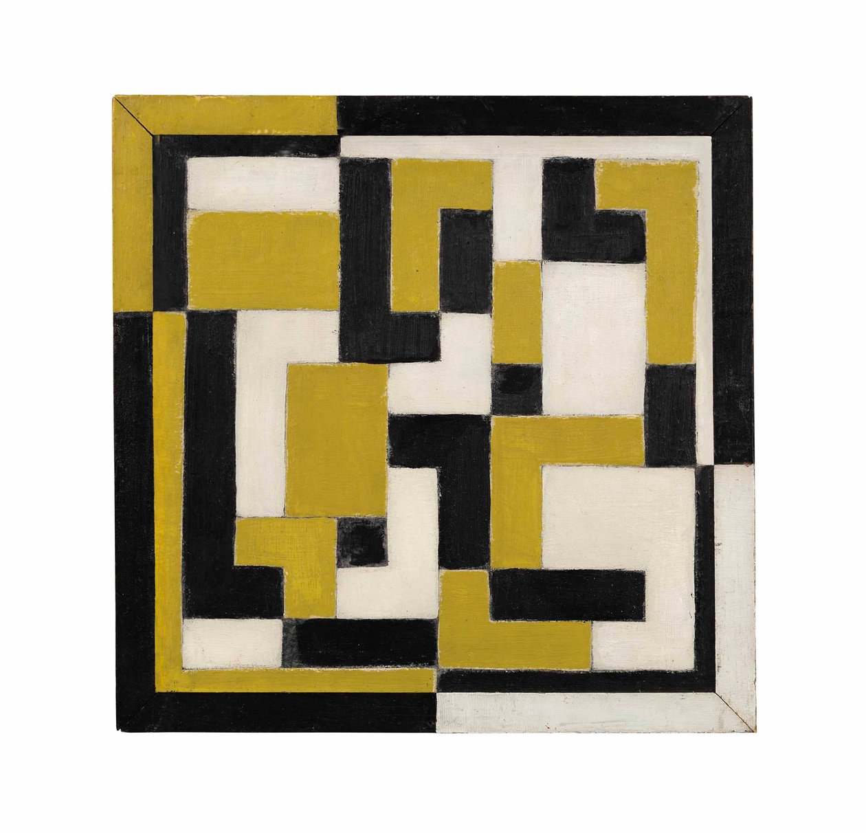 Kompozycja to namalowany obraz autorstwa Theo van Doesburg
