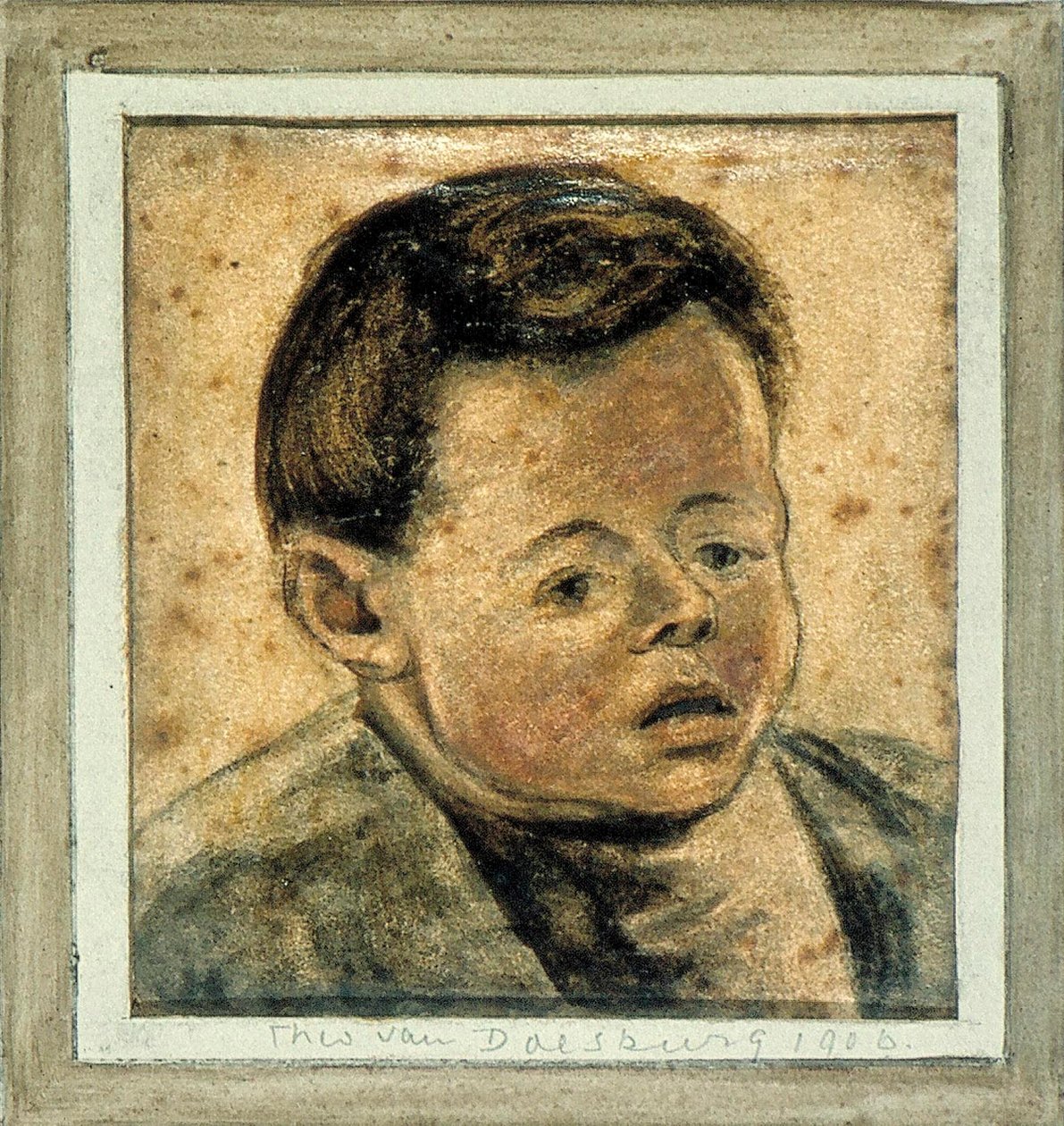 Głowa chłopca autorstwa Theo van Doesburg