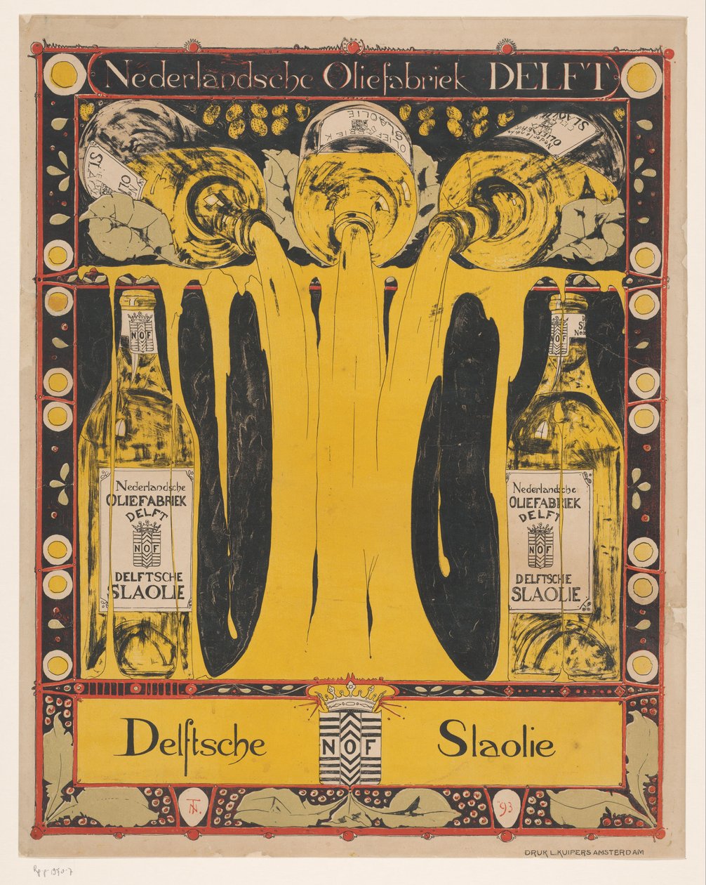 Nederlandsche Oliefabriek Delft Delft Salad Oil (oryginalny tytuł na obiekcie) autorstwa Theo Nieuwenhuis