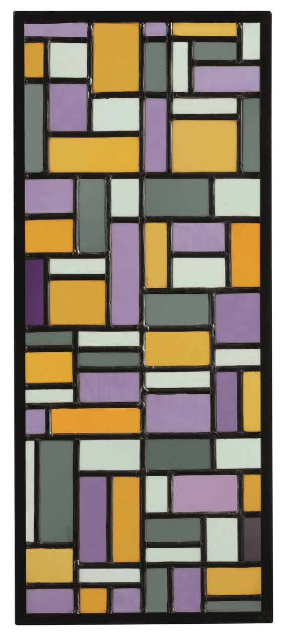Kompozycja witrażowa VIII autorstwa Theo van Doesburg