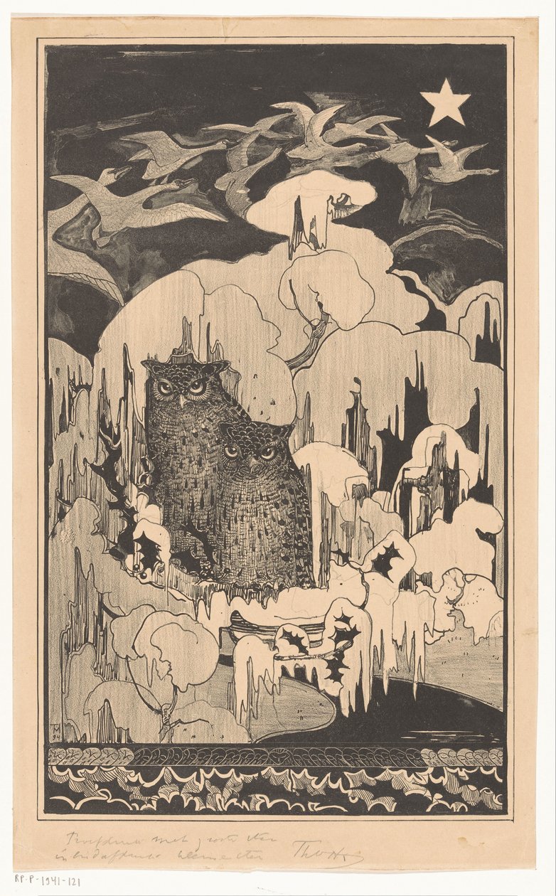 Noc Bożego Narodzenia (tytuł oryginalny) autorstwa Theo van Hoytema (signed by artist)